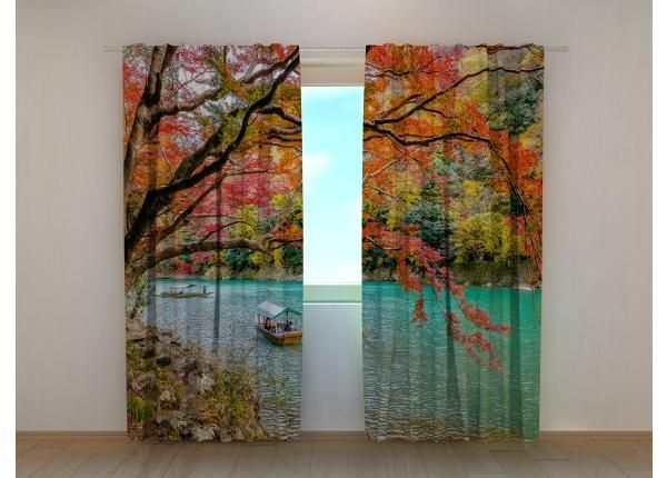 Pimennysverhot Autumn Forest in Kyoto 240x220 cm