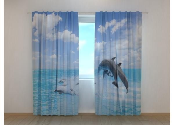 Pimennysverhot Happy Dolphins 240x220 cm