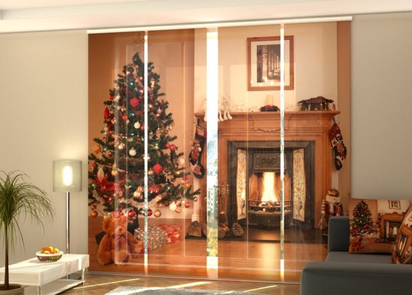 Pimentävä paneeliverho Fireplace 240x240 cm