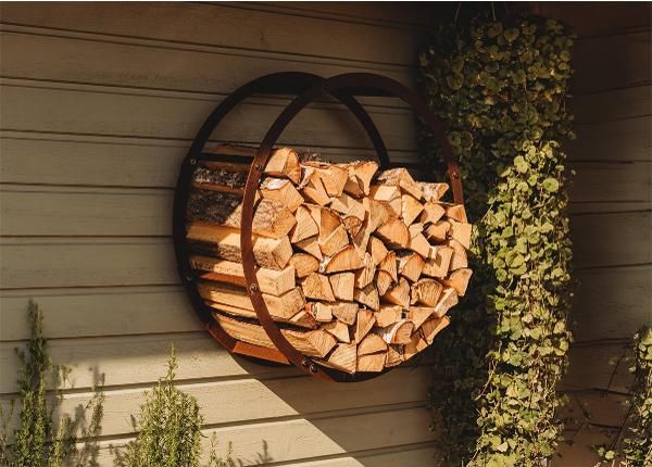 Polttopuuteline Cor-Ten terästä Bern, Ø 72 cm