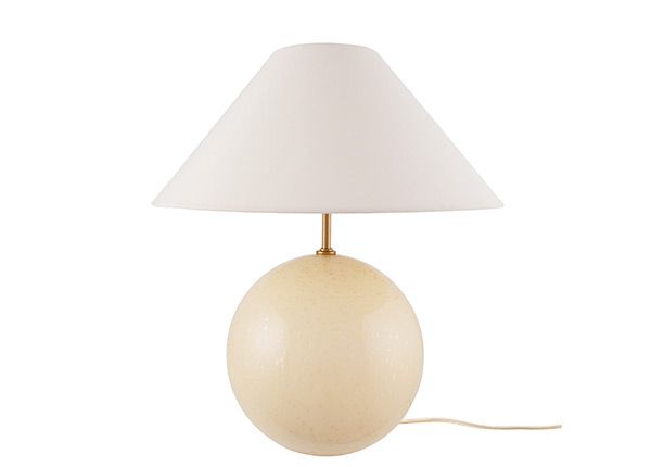 Pöytävalaisin Iiris 35, kermanvärinen