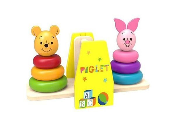 Puinen Disney tasapainolelu Nalle Puh ja Nasu