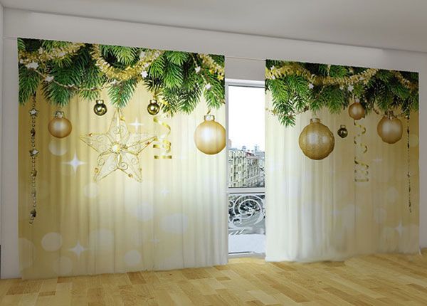 Puolipimentävä verho GOLDEN SHINE 360x230 cm
