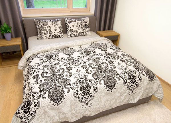 Pussilakanasetti Luxury Grey 220x210 cm