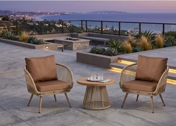 Puutarhakalusteet Duo pöytä + 2 tuolia