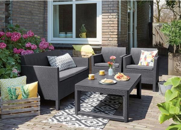 Puutarhakalusteet Keter Orlando, grafiitti