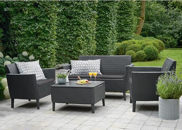 Puutarhakalusteet Keter Salemo, grafiitti