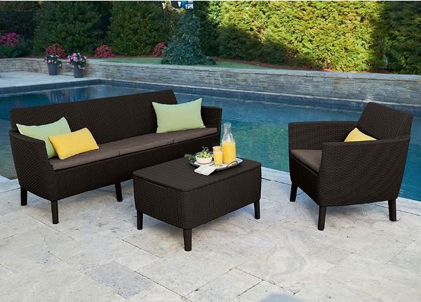 Puutarhakalusteet Keter Salemo, ruskea