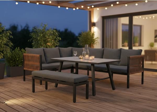 Puutarhakalustesetti Texas