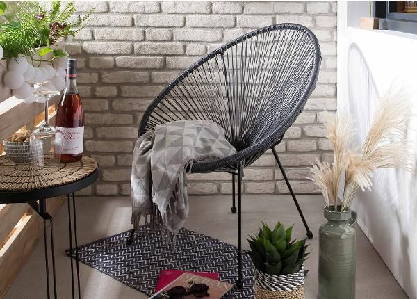 Puutarhatuolit 2 kpl., harmaat