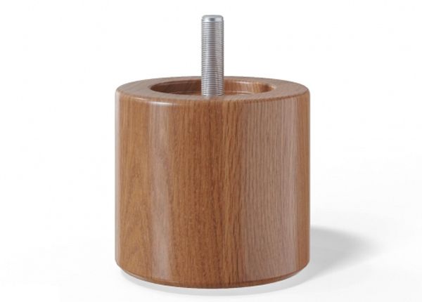 Pyöreät puujalat 5 cm, 4 kpl