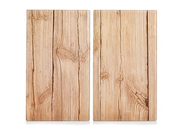 Räiskesuoja/liesisuoja Wood 52x30 cm 2 kpl