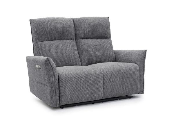 Recliner 2-paikkainen sohva Eleganz 2, tummanharmaa