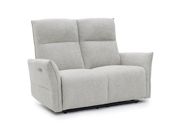 Recliner 2-paikkainen sohva Eleganz 2, vaaleanharmaa