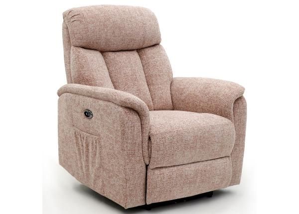 Recliner-nojatuoli Rosaalia, vaaleanpunainen