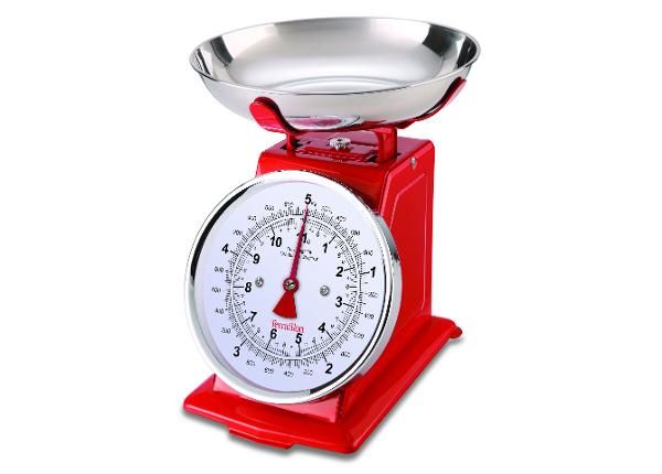 Retro keittiövaaka, Tradition 500 Dual Red Ex Terraillon, punainen