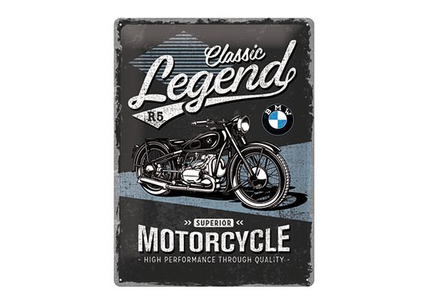 Retro metallitaulu BMW Classic Legend 30x40 cm