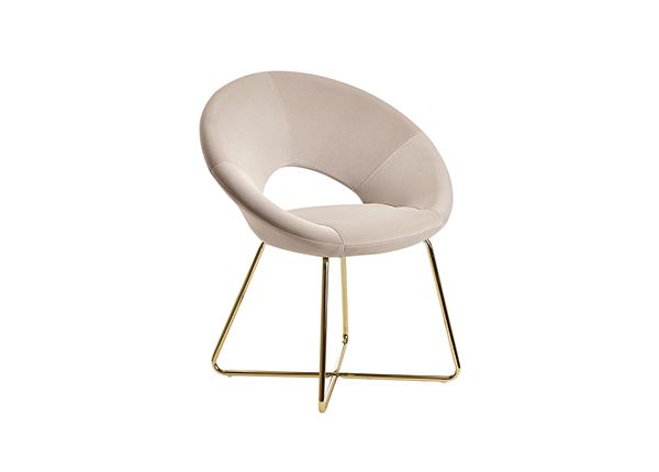 Ruokapöydän tuoli, beige