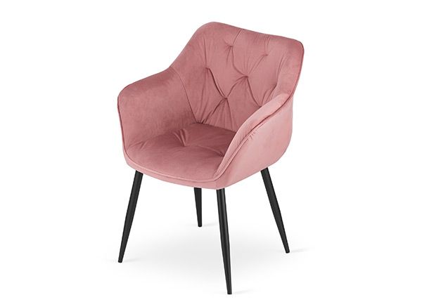 Ruokapöydän tuolit Madera 2 kpl, vaaleanpunainen