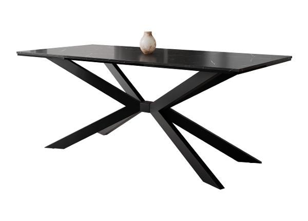 Ruokapöytä Flora 90x190 cm