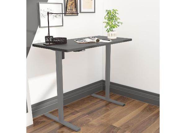 Säädettävä työpöytä Ergo Optimal 120x60 cm, 1-moottori