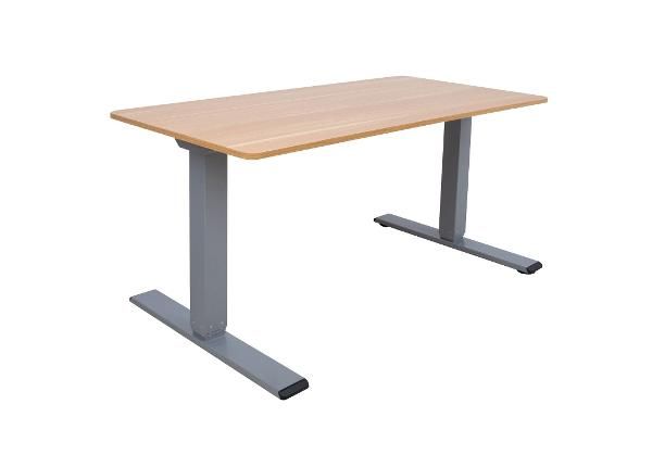 Säädettävä työpöytä Ergo Optimal 140x70 cm, 2 moottoria