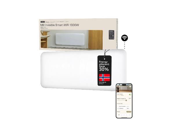 Sähköpatteri Mill Invisible Smart WiFi Gen.4 PA1300WIFI4