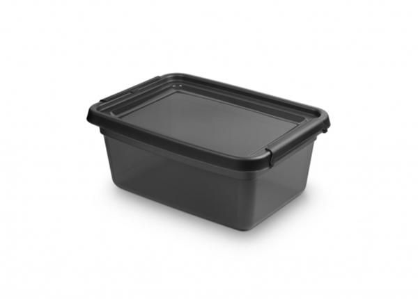 Säilytyslaatikko BaseStore 12,5 L, 28x38xh16 cm harmaa