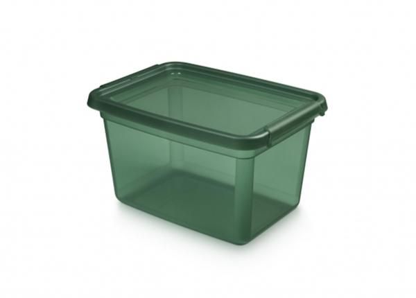 Säilytyslaatikko BaseStore 15 L, 28x38xh22,5 cm vihreä