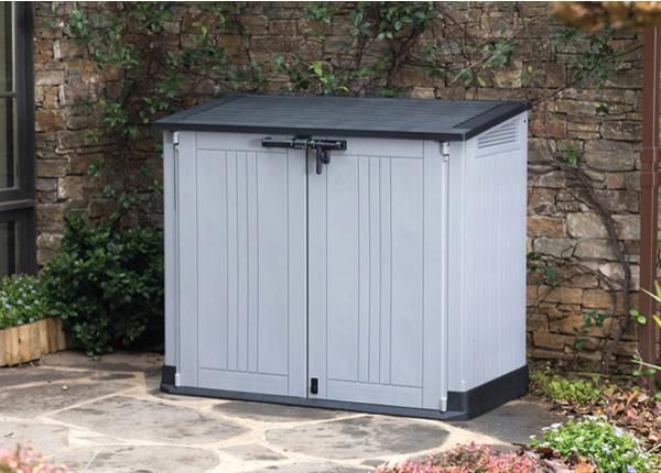 Säilytyslaatikko ulkokäyttöön Keter Store It Out, harmaa / musta