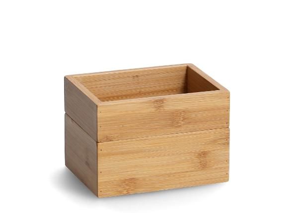 Säilytyslaatikot, 2 kpl, bambu