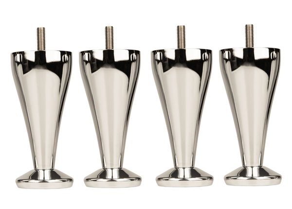 Sängynjalat Champagne 4 kpl h12 cm
