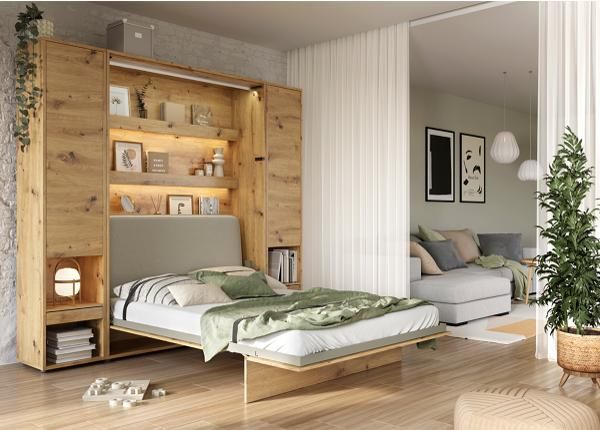 Sängynpääty Lenart BED CONCEPT pystysuoraan kaappisänkyyn 140x200 cm