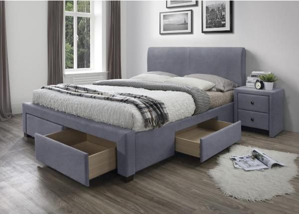 Sänky laatikoilla 160x200 cm