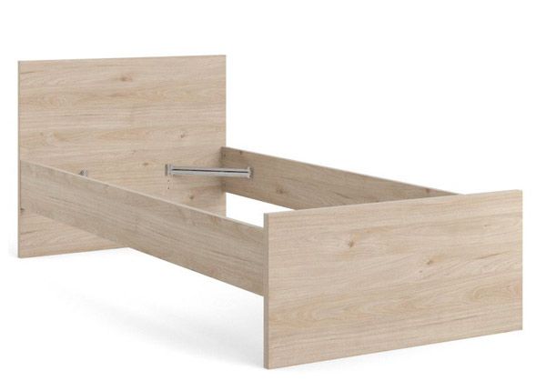 Sänky Naia 90x190 cm, hikkori