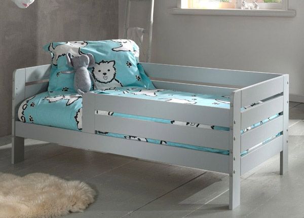 Sänky Toddler 70x140 cm, harmaa