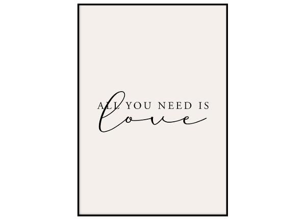 Seinäjuliste All you need is love