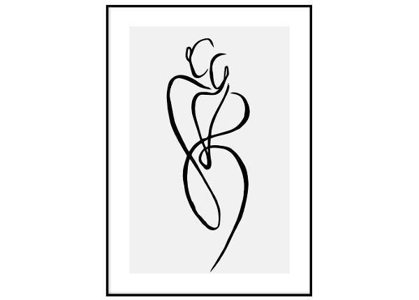 Seinäjuliste One line hahmo I