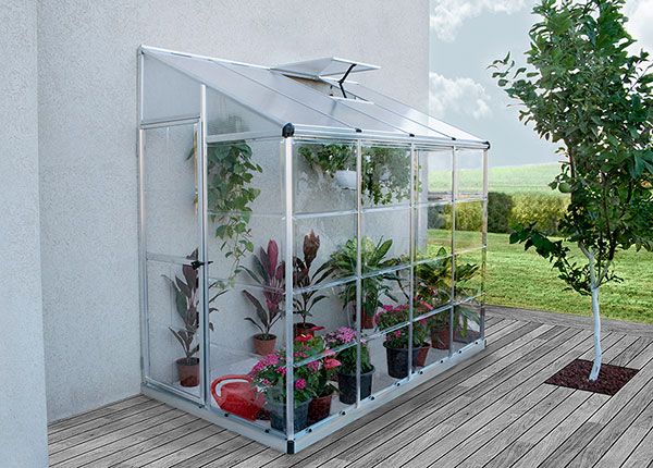 Seinäkasvihuone Palram Hybrid 2,44x1,24 m, 3,04 m²