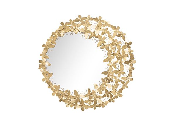 Seinäpeili Glam, kullanvärinen