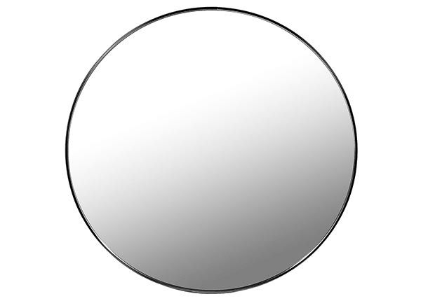 Seinäpeili, musta Ø 80 cm