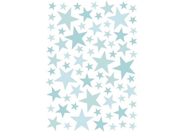 Seinätarrat Stars, 74 kpl, minttu