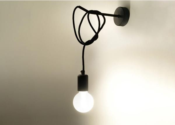 Seinävalaisin Edison, musta