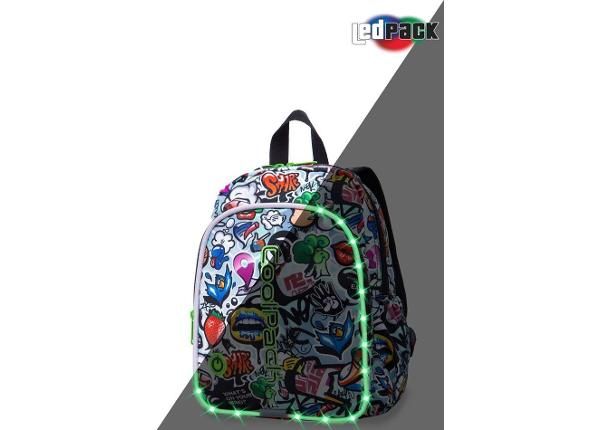 Selkäreppu CoolPack Bobby Lastele LED Graffiti 8L