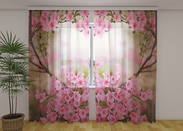 Sifonki-kuvaverho SPRINGTIME 240x220 cm