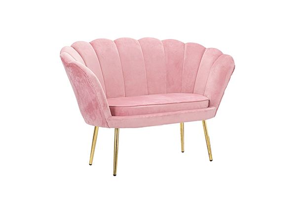 Sohva Glam, vaaleanpunainen