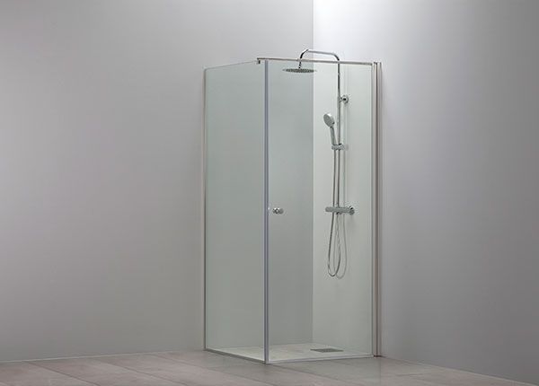 Suihkunurkka Faschino 80x80 cm, kirkas