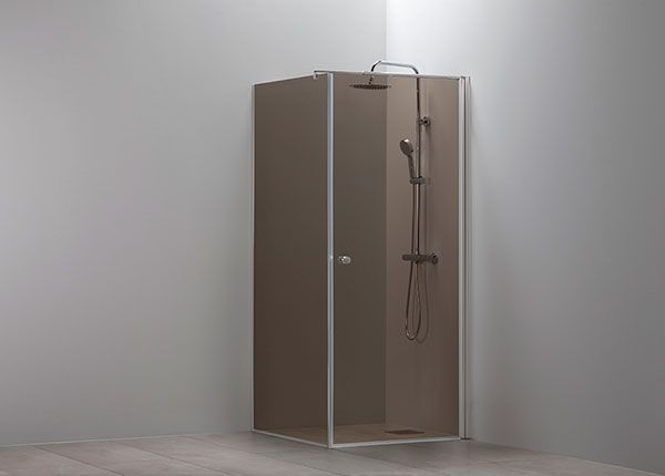 Suihkunurkka Faschino 80x80 cm, pronssi