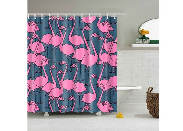 Suihkuverho FLAMINGO GREY