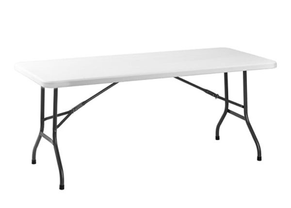 Taitettava puutarhapöytä 76x183 cm